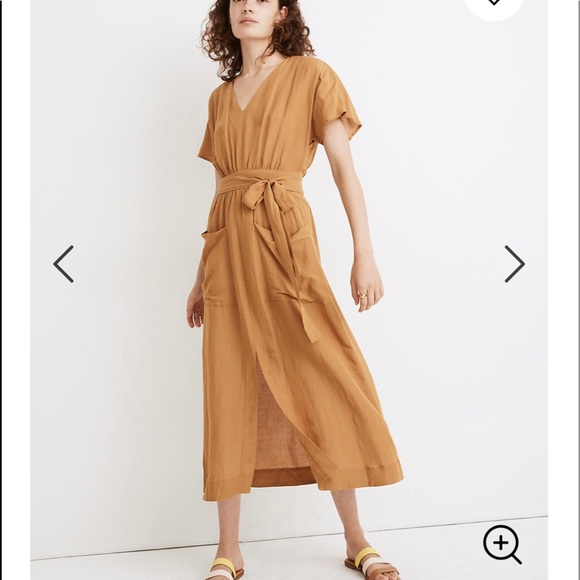 FINAL CHANCE Linen simple dolman dress - Picture 1 of 8